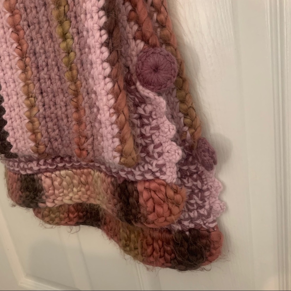 Alpaca knit throw - Picture 3 of 4